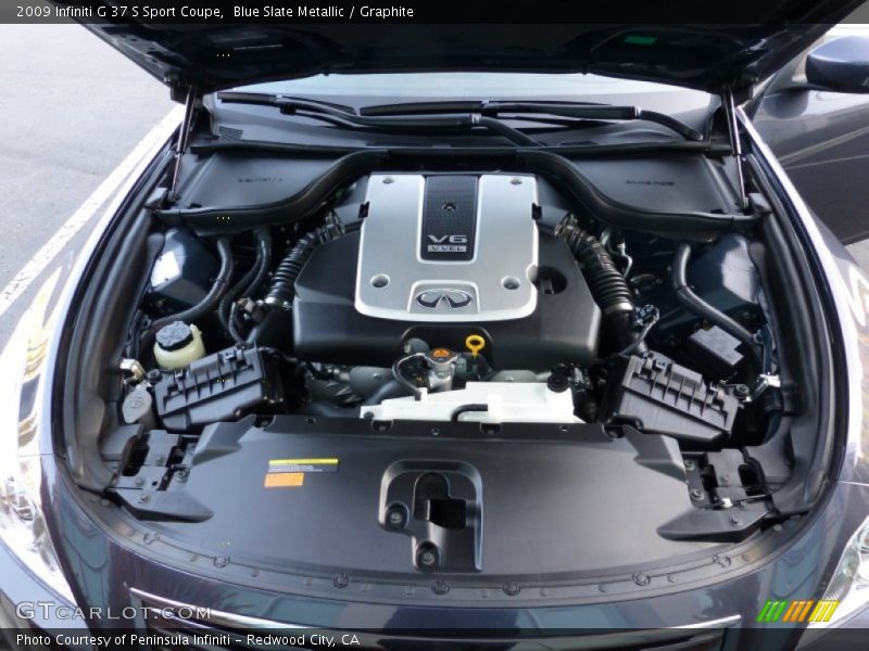 Blue Slate Metallic / Graphite 2009 Infiniti G 37 S Sport Coupe
