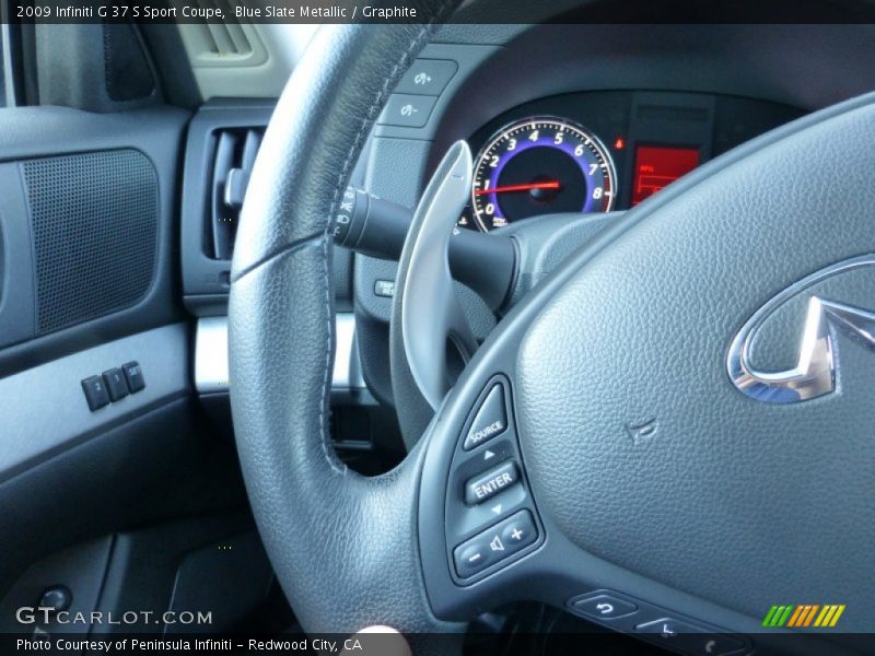 Blue Slate Metallic / Graphite 2009 Infiniti G 37 S Sport Coupe