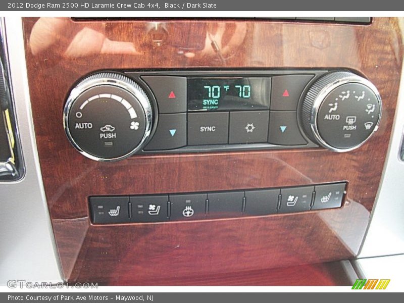 Black / Dark Slate 2012 Dodge Ram 2500 HD Laramie Crew Cab 4x4