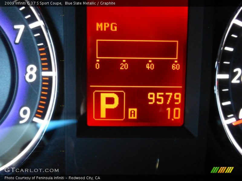Blue Slate Metallic / Graphite 2009 Infiniti G 37 S Sport Coupe