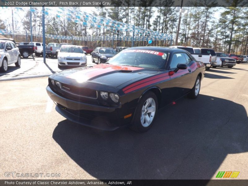 Pitch Black / Dark Slate Gray 2012 Dodge Challenger SXT