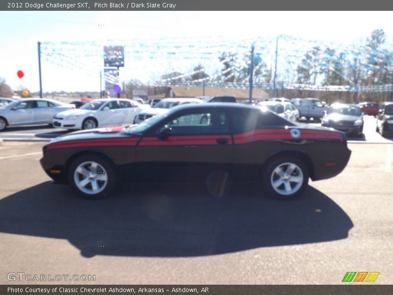 Pitch Black / Dark Slate Gray 2012 Dodge Challenger SXT