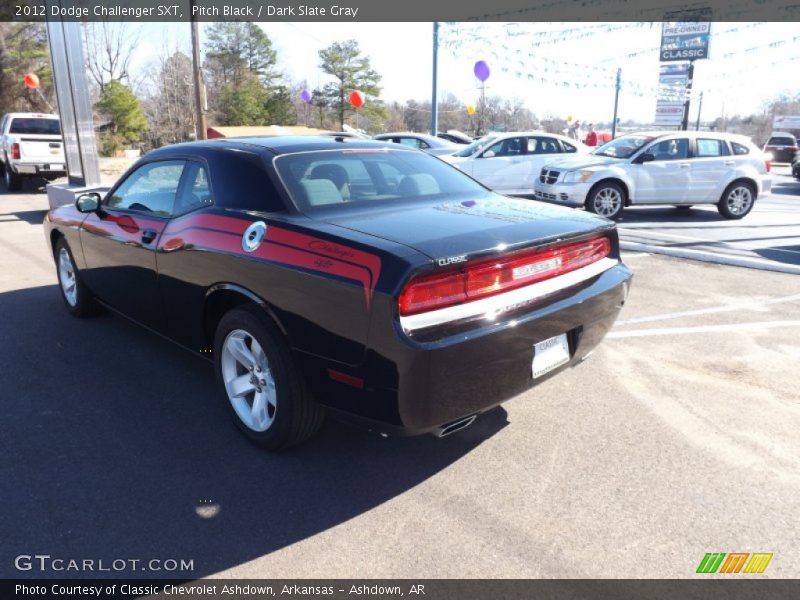 Pitch Black / Dark Slate Gray 2012 Dodge Challenger SXT