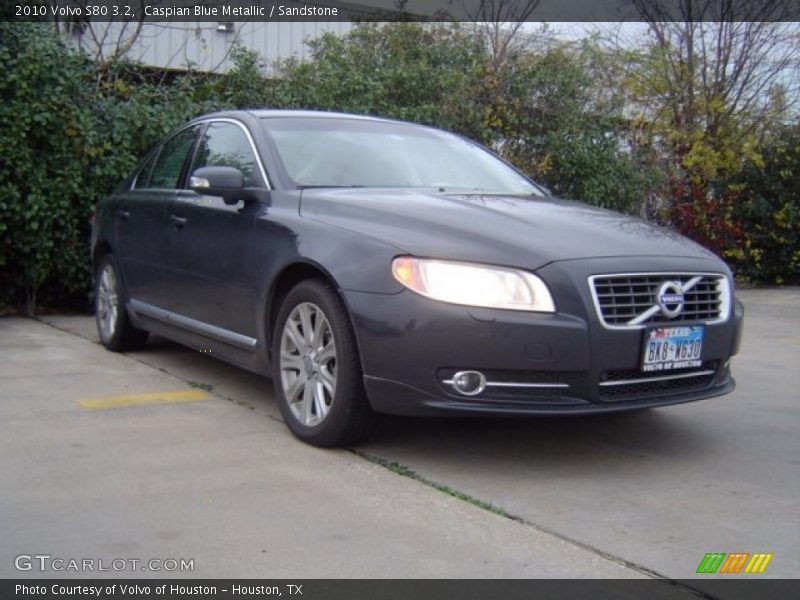 Caspian Blue Metallic / Sandstone 2010 Volvo S80 3.2