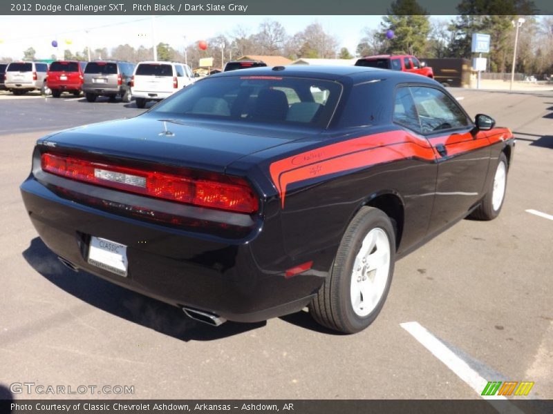 Pitch Black / Dark Slate Gray 2012 Dodge Challenger SXT