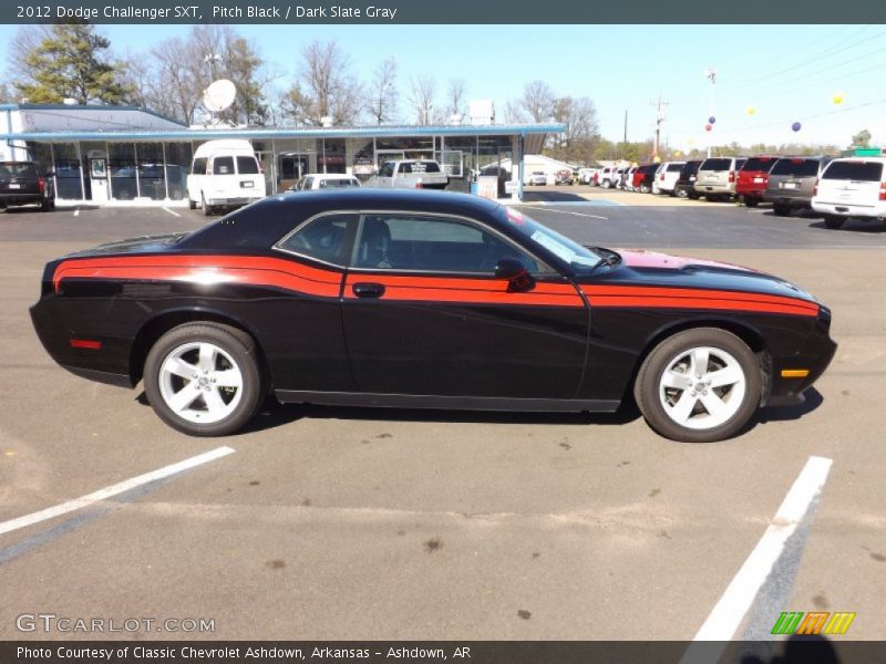 Pitch Black / Dark Slate Gray 2012 Dodge Challenger SXT