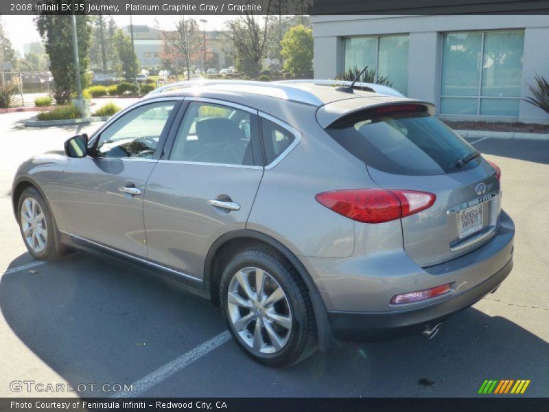 Platinum Graphite Gray / Graphite 2008 Infiniti EX 35 Journey