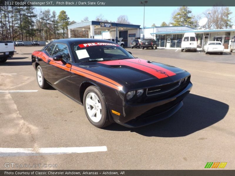 Pitch Black / Dark Slate Gray 2012 Dodge Challenger SXT