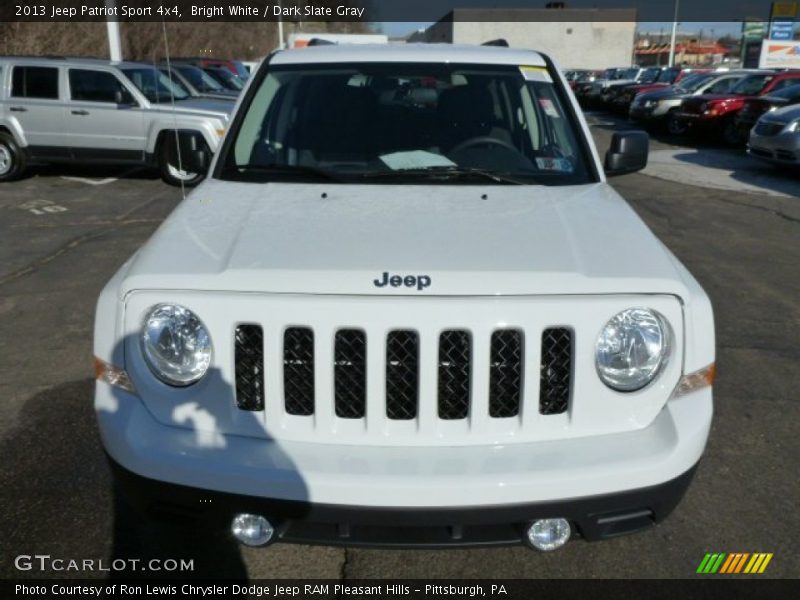 Bright White / Dark Slate Gray 2013 Jeep Patriot Sport 4x4