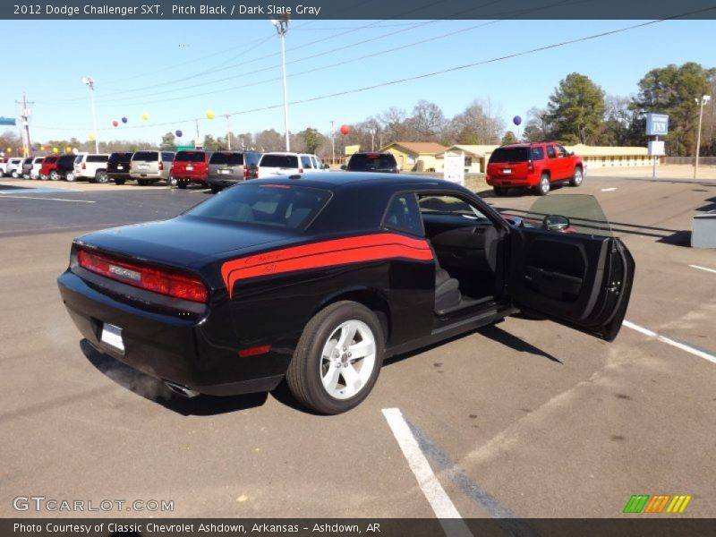 Pitch Black / Dark Slate Gray 2012 Dodge Challenger SXT