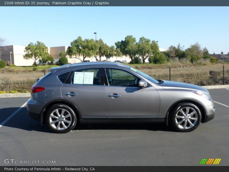 Platinum Graphite Gray / Graphite 2008 Infiniti EX 35 Journey