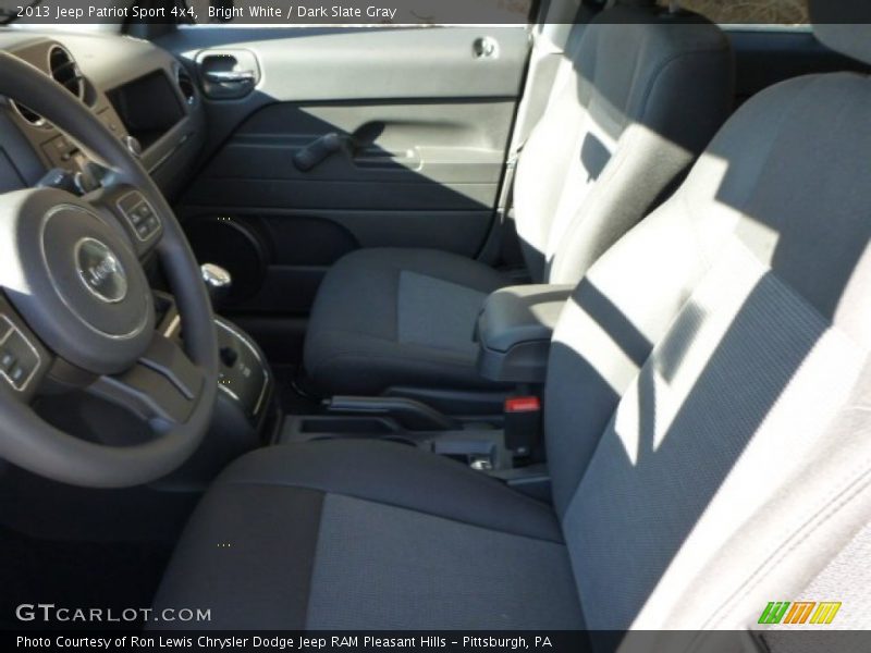 Bright White / Dark Slate Gray 2013 Jeep Patriot Sport 4x4