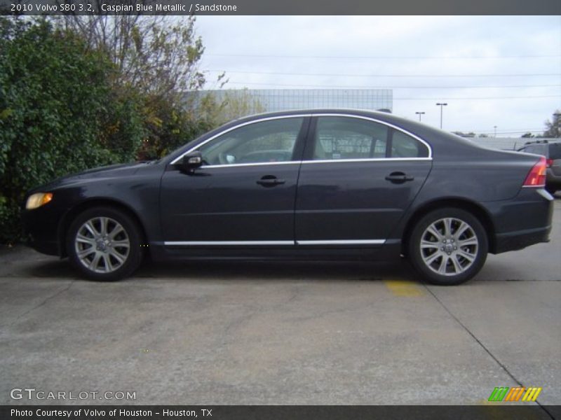 Caspian Blue Metallic / Sandstone 2010 Volvo S80 3.2