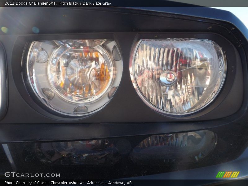 Pitch Black / Dark Slate Gray 2012 Dodge Challenger SXT