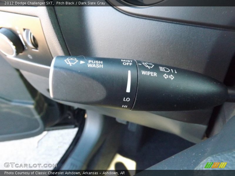 Pitch Black / Dark Slate Gray 2012 Dodge Challenger SXT