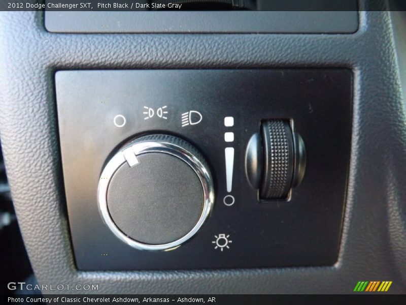 Pitch Black / Dark Slate Gray 2012 Dodge Challenger SXT