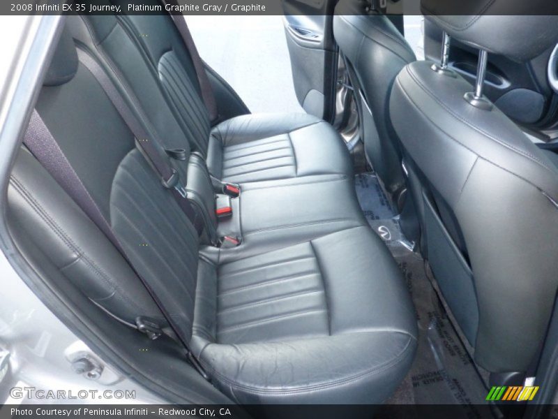 Platinum Graphite Gray / Graphite 2008 Infiniti EX 35 Journey