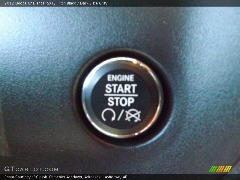 Pitch Black / Dark Slate Gray 2012 Dodge Challenger SXT