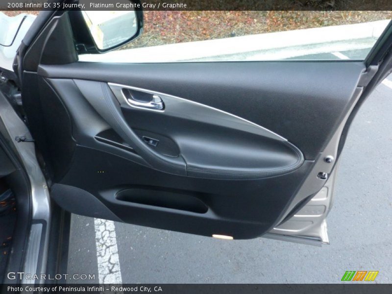 Platinum Graphite Gray / Graphite 2008 Infiniti EX 35 Journey