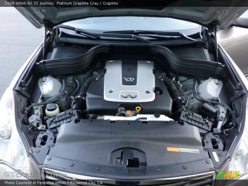 Platinum Graphite Gray / Graphite 2008 Infiniti EX 35 Journey