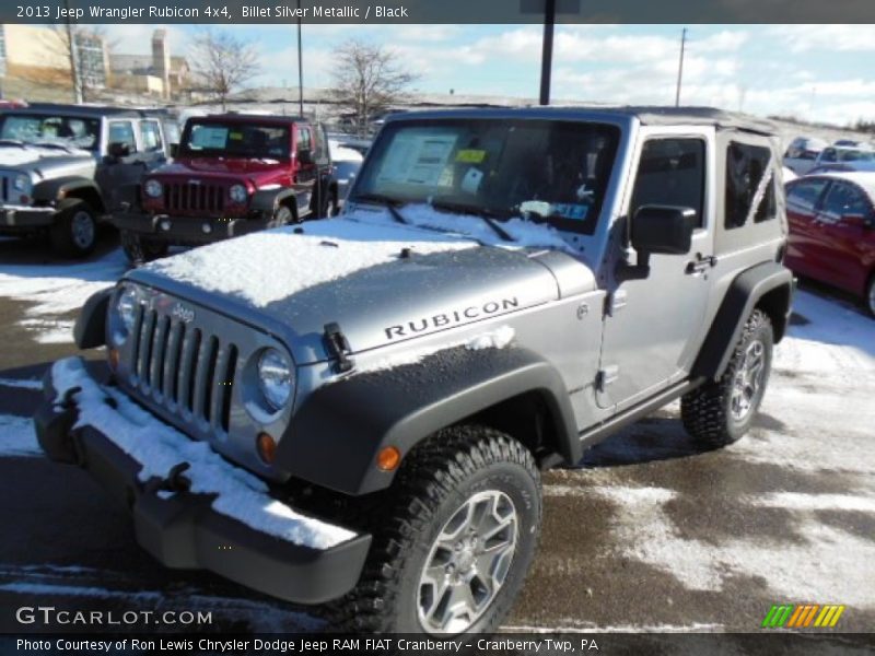 Billet Silver Metallic / Black 2013 Jeep Wrangler Rubicon 4x4