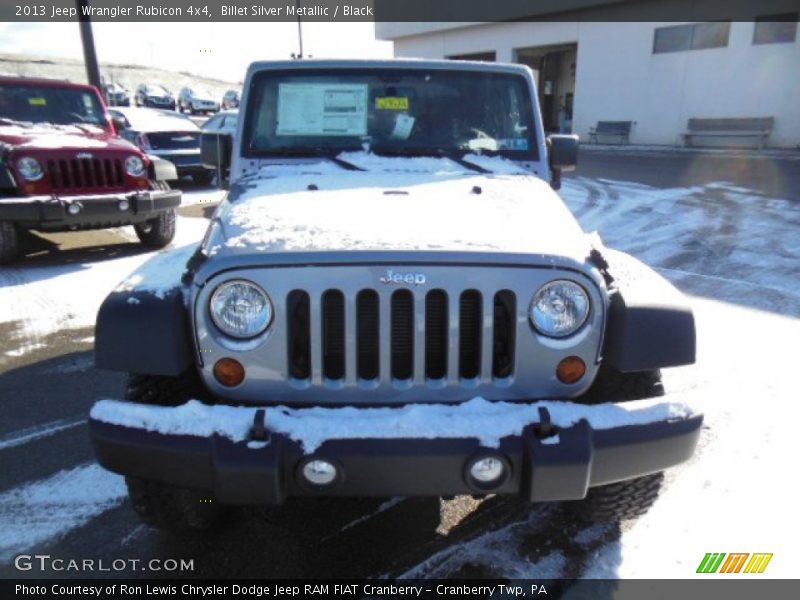 Billet Silver Metallic / Black 2013 Jeep Wrangler Rubicon 4x4