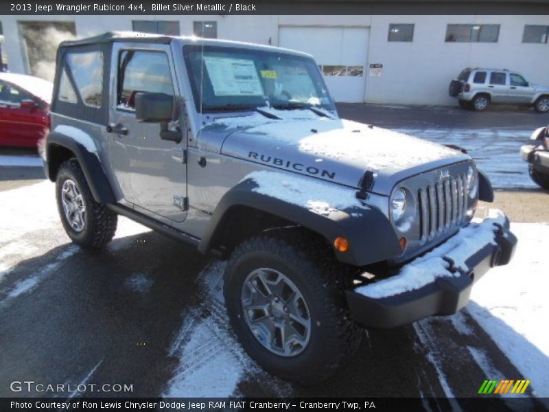 Billet Silver Metallic / Black 2013 Jeep Wrangler Rubicon 4x4