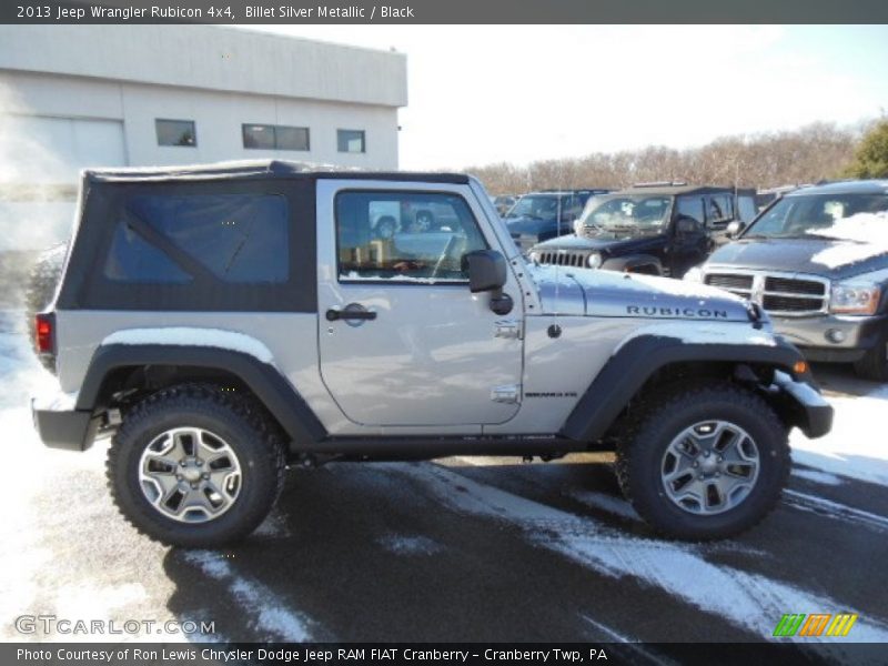 Billet Silver Metallic / Black 2013 Jeep Wrangler Rubicon 4x4