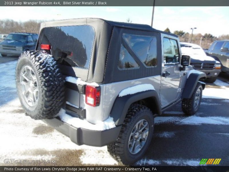 Billet Silver Metallic / Black 2013 Jeep Wrangler Rubicon 4x4