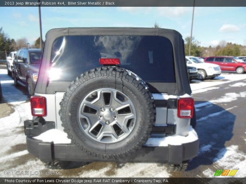 Billet Silver Metallic / Black 2013 Jeep Wrangler Rubicon 4x4