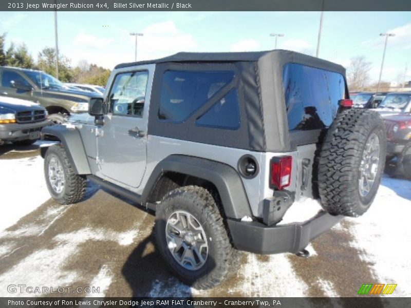 Billet Silver Metallic / Black 2013 Jeep Wrangler Rubicon 4x4