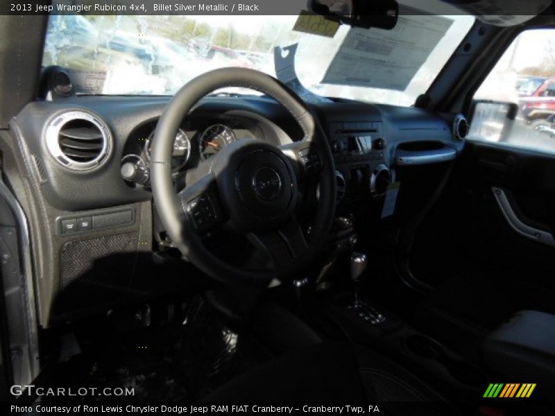 Billet Silver Metallic / Black 2013 Jeep Wrangler Rubicon 4x4