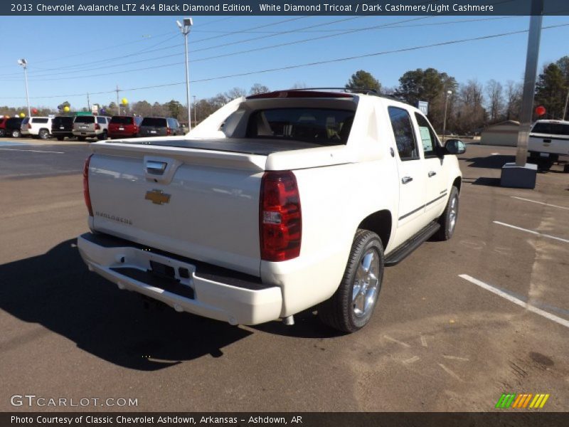 White Diamond Tricoat / Dark Cashmere/Light Cashmere 2013 Chevrolet Avalanche LTZ 4x4 Black Diamond Edition