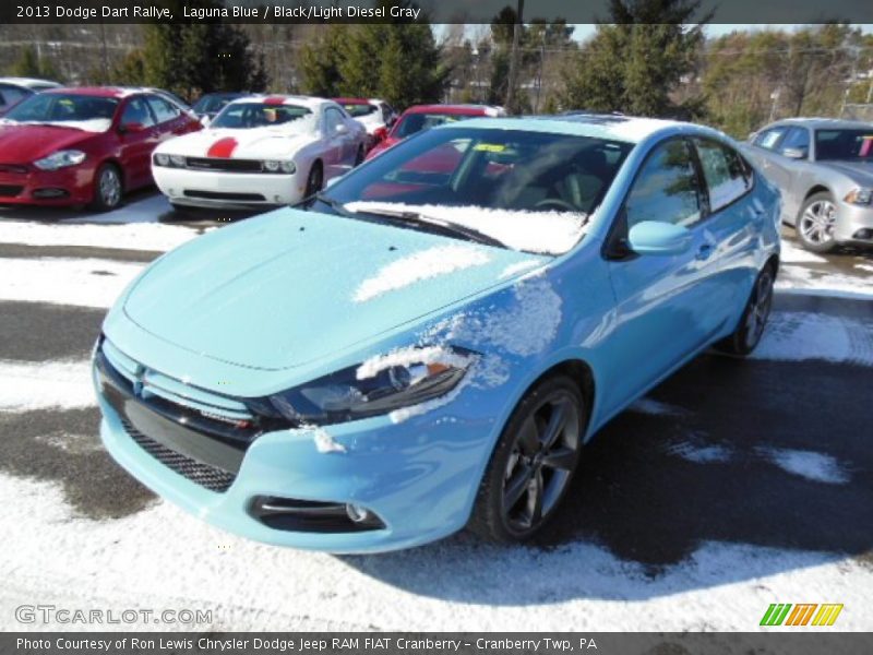 Laguna Blue / Black/Light Diesel Gray 2013 Dodge Dart Rallye