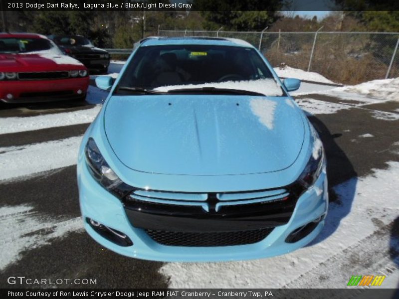 Laguna Blue / Black/Light Diesel Gray 2013 Dodge Dart Rallye
