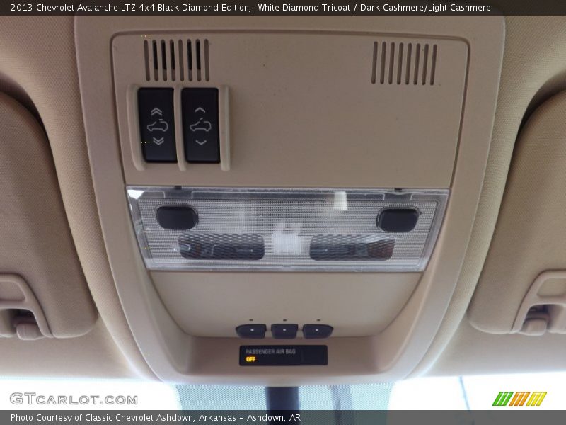 White Diamond Tricoat / Dark Cashmere/Light Cashmere 2013 Chevrolet Avalanche LTZ 4x4 Black Diamond Edition