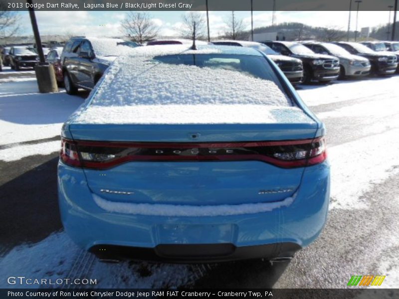 Laguna Blue / Black/Light Diesel Gray 2013 Dodge Dart Rallye