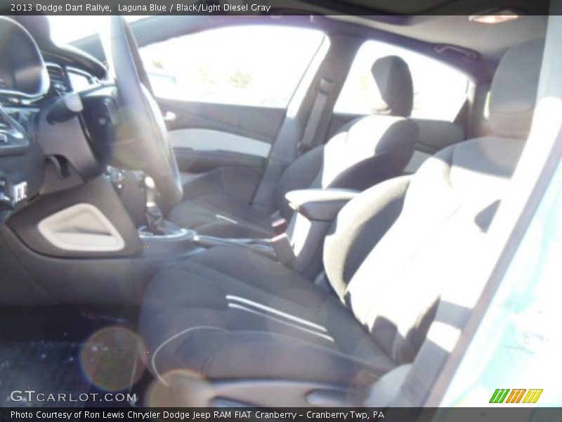 Laguna Blue / Black/Light Diesel Gray 2013 Dodge Dart Rallye