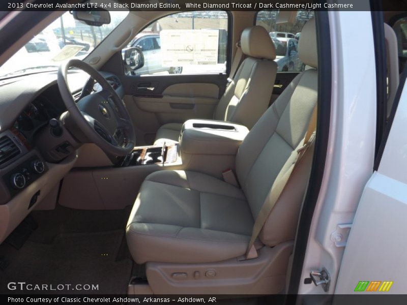 White Diamond Tricoat / Dark Cashmere/Light Cashmere 2013 Chevrolet Avalanche LTZ 4x4 Black Diamond Edition