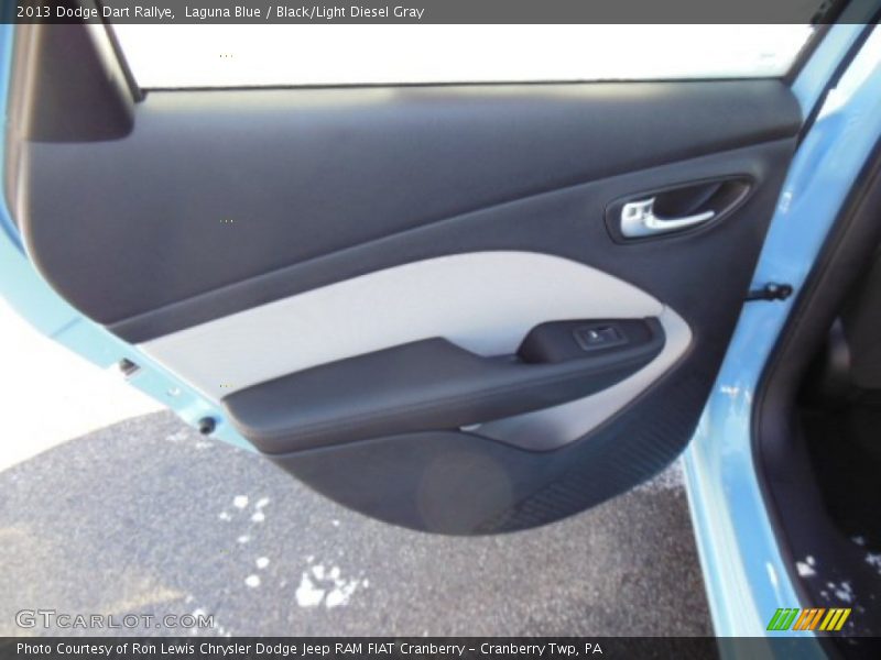 Laguna Blue / Black/Light Diesel Gray 2013 Dodge Dart Rallye