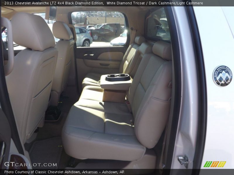 White Diamond Tricoat / Dark Cashmere/Light Cashmere 2013 Chevrolet Avalanche LTZ 4x4 Black Diamond Edition