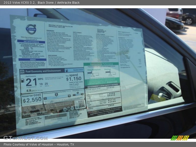 Black Stone / Anthracite Black 2013 Volvo XC60 3.2