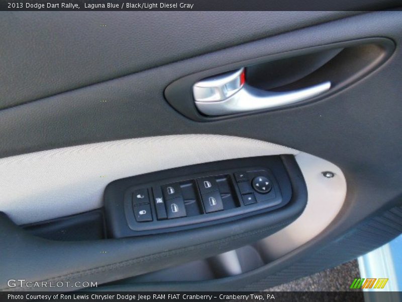 Laguna Blue / Black/Light Diesel Gray 2013 Dodge Dart Rallye