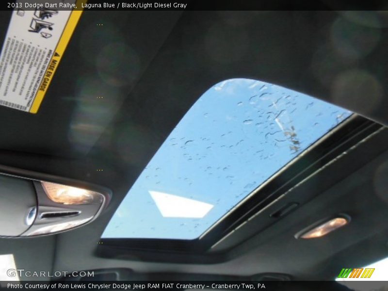 Laguna Blue / Black/Light Diesel Gray 2013 Dodge Dart Rallye