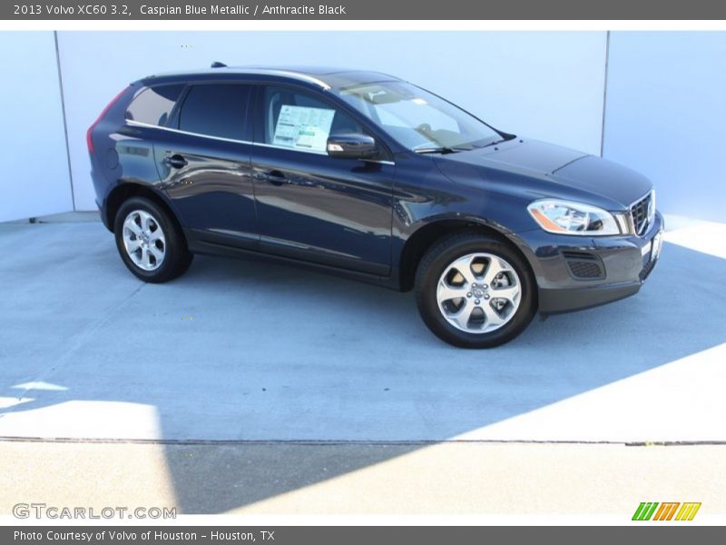 Caspian Blue Metallic / Anthracite Black 2013 Volvo XC60 3.2