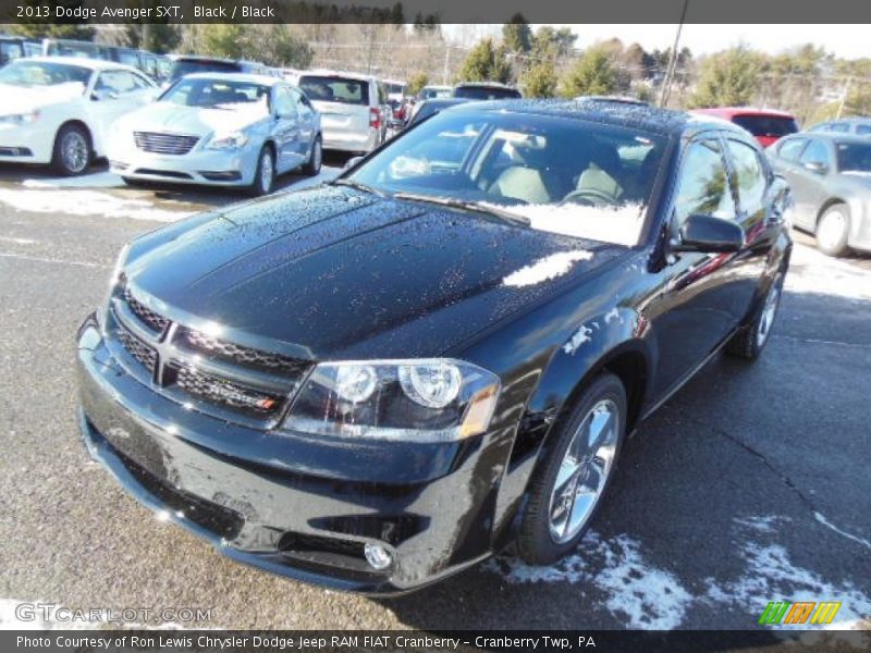 Black / Black 2013 Dodge Avenger SXT