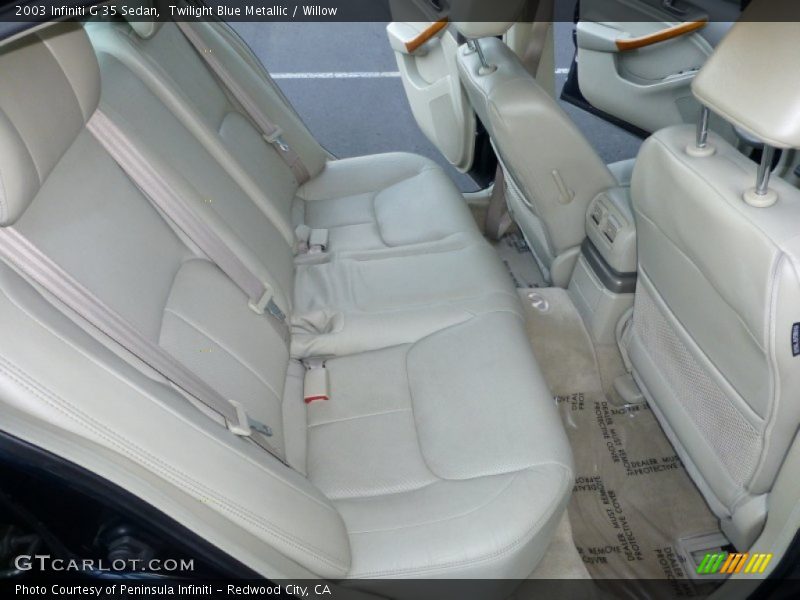 Twilight Blue Metallic / Willow 2003 Infiniti G 35 Sedan