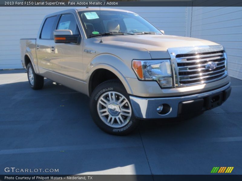 Pale Adobe Metallic / Adobe 2013 Ford F150 Lariat SuperCrew