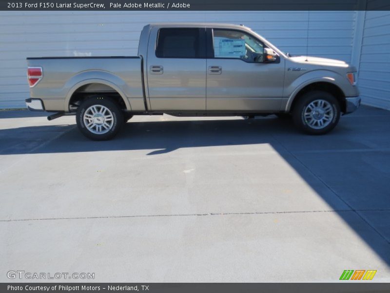 Pale Adobe Metallic / Adobe 2013 Ford F150 Lariat SuperCrew