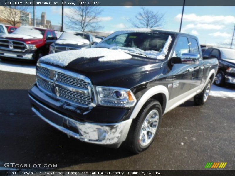 Black / Black 2013 Ram 1500 Laramie Quad Cab 4x4